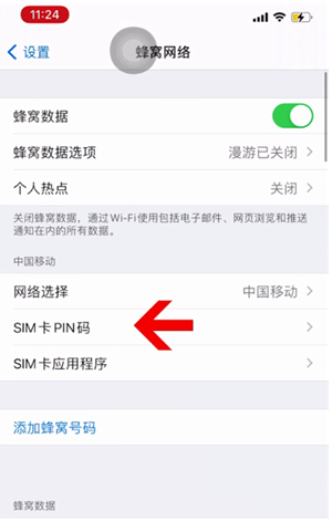 尼玛苹果14维修网分享如何给iPhone14的SIM卡设置密码 